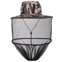 迷彩A 均码 防蚊帽防晒帽夜钓垂钓遮阳帽养蜂帽防蜂帽头罩面纱男户外钓鱼帽子