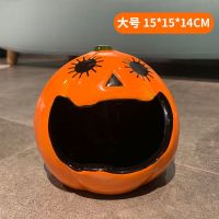 [南瓜款]大号(适用成年仓鼠) 仓鼠窝降温夏季小宠窝金丝熊睡窝小房子小窝贝壳瓷窝冰屋夏天用品