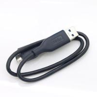 黑色 0.45M 原装适用于WD西数ST希捷东芝三星移动硬盘盒usb3.0传输数据线45CM