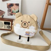 超火卡其(送礼) 单包(极货) ins日系百搭可爱卡通小熊帆布包少女学生韩版潮软妹萌单肩斜挎包