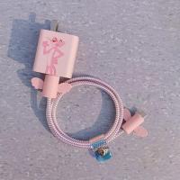 粉红豹(翅膀镭射粉) 数据线套 华为荣耀50数据线保护套荣耀60 play5充电器保护线magic3耳机缠绳