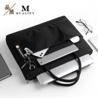 14寸 黑色 联想手提笔记本电脑包15.6华硕14寸男女士单肩斜挎简约商务大容量