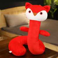 狐狸 全长1米 卡通懒人手机支架U型枕抱枕解放双手护颈追剧神器送闺蜜生日礼物