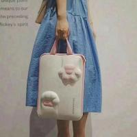 猫爪电脑包 电脑包猫爪包气氛组女包包同款14寸笔记本人气挎包苹果手提