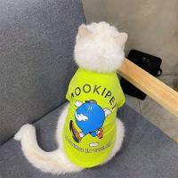 XS 猫咪衣服夏季薄款猫猫小猫布偶猫宠物英短蓝猫春装可爱防掉毛帅气