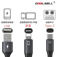 [手机充电口]苹果 [OTG接口]TypeC+边播边充 声卡转换器转接器苹果typec连接线充电转换器转接头适用艾肯森然