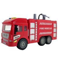大号水罐车 电动红绿灯 儿童可喷水消防车大号仿真惯性洒水车模型男孩音乐升降云梯车玩具
