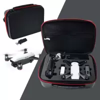 黑色 spark收纳包 大疆 御Mavic2 Pro/Air 晓/Spark无人机收纳包PU防水手提箱子背包