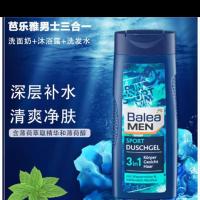 男士三合一 效期22.08 德国原装Balea男士洗发水沐浴露洁面乳三合一 300ml (22年