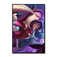 51910 30x45cm画布+颜料画笔(无框) 王者荣耀diy数字油画大乔白鹤梁神女皮肤手绘涂色填充画电竞装饰