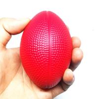 红色一个 男女通用 海绵握力球握力器圈练手力手指康复训练器材老人偏瘫中风锻炼手劲