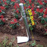 39cm锄头 农用园林园艺工具不锈钢两用小锄镐头 钉耙农具锄头种菜挖土铁锹