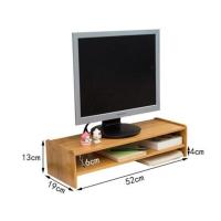 显示器架简约款 楠竹电脑架子显示器增高架显示屏托架底座支架桌面收纳置物架实木