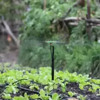 40厘米带框架旋转喷头20套 浇菜喷头360度旋转喷头地插式微喷插杆温室大棚育苗园艺雾化喷头