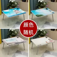 花色随机长50宽30高30加厚加固 桌子折叠宿舍床上折叠桌家用烤火桌子家用可折叠烤火架长方形