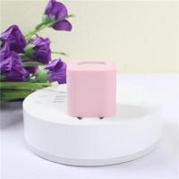 5w粉套 苹果11 8x se2 xsmax xr 5w充电器缠绕绳蝴蝶结软硅胶保护套膜壳