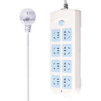 无线(没有线、没有插头) 插座插线板排插接线板过载保护8孔不带线无线/3/5米