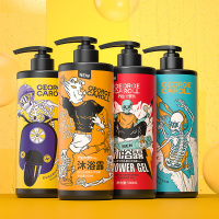 [古龙型男香]500ml沐浴露[送3样] 500ml 沐浴露男士专用香水型持久留香古龙沫浴乳液洗发水套装