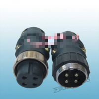 默认颜色分类 气保焊配件 松下4芯加长航空插头座 电焊机插头 控制线对接