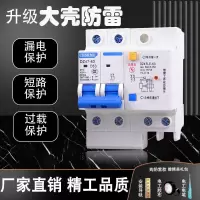 16A 2P 防雷击漏电保护器开关2P63空气开关带漏电保护器家用空开断
