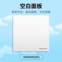 空白面板6891 开关插座面板多孔双控开关家用86型USB五孔开关插座