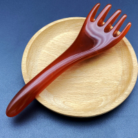 玛瑙红按摩爪 送刮痧图文教程 按摩爪子头部按摩器棒点穴全身经络梳抓头皮个人护理面部清洁五爪