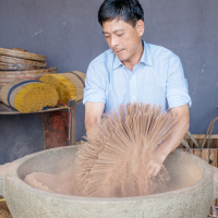 彬达32cm带竹签紫檀香 原木色 臻品天然紫檀香线香礼佛香供香家用微烟香财神香竹签香永春香