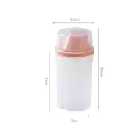 粉橙小号1个 满2件打折中 洗衣粉收纳盒家用创意小号迷你有盖装放洗衣粉的盒子收纳洗衣粉盒
