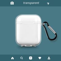 透明软壳 苹果1代2代[壳+挂件] airpods保护壳苹果三代pro蓝牙耳机套硅胶软i12保护套透明卡通女