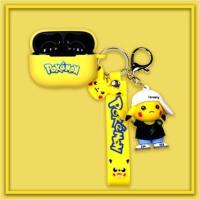 tws2/2e通用[黄色精灵梦挂绳] vivotws2耳机保护壳tws2e保护套液态硅胶无线蓝牙耳机全包保护套