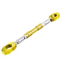 CNC加强杆金色 摩托车电动车改装配件车把扩展支架铝合金平衡杆镜座把手加固横杆