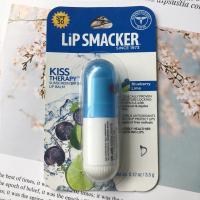 深蓝色 蓝莓味 LipSmacke迪士尼卡通儿童润唇膏女男士学生款可爱宝宝小孩护唇膏