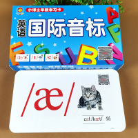 音标卡 48个片英语学习神器发音教材和自然拼读英标学习卡有声挂图