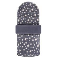 小星星(推车专用) 缩温收口设计+加厚填充棉 婴儿推车睡袋保暖加厚脚套宝宝坐垫遛娃防风罩秋冬天外出抱披通用