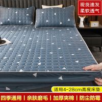 [磨毛夹棉]-爱巢 90x200cm-单件磨毛床笠 加厚磨毛夹棉床笠床罩单件四季通用全包防滑床垫席梦思防尘保护套