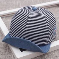条纹黑标 3-12个月[头围39-46cm] 婴儿帽子春秋鸭舌帽6-12个月男童薄款幼儿帽1-2岁女宝宝棒球帽夏3