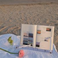 重工版33.5*23.5cm 亚克力阅读架可升降透明韩国ins平板iPad支架看书可调节简易桌面