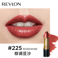 225#棕调豆沙 1件 Revlon/露华浓黑管丽采唇膏持久保湿不易脱妆不显唇纹不拔干4.2g