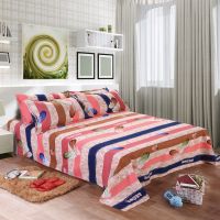 8689C 床单1.1x2.3[0.9米床用] ins双人床单单件水洗棉卡通情侣少女心床单人学生宿舍磨毛加厚冬