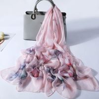 芳亭幽兰色 高档真丝围巾披肩女外搭杭州丝绸妈妈款中年丝巾女礼盒装