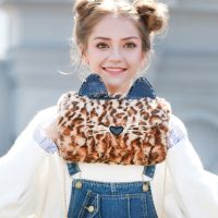 豹纹方形+热水袋[链条双插手] 热水袋防爆注水可爱毛绒暖手宝抱枕充电暖手套防寒保暖神器暖宝宝