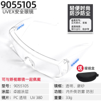 透明 [内外防雾防刮] 德国护目镜 防风沙飞溅男女骑行防雾防尘劳保防护眼镜