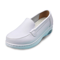 DQD301-白色 34 气垫护士鞋女冬季软底透气不累脚平底舒适防滑白鞋厚底医护鞋