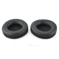 黑色耳套一对(ws55) 适用于索尼MDR-V500DJ 铁三角 WS70 WS77耳机海绵套耳套 耳罩