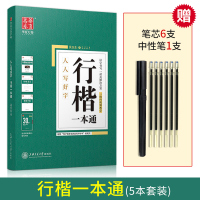 初中生练字-行楷套装 行楷字帖初中生练字神器控笔训练初一速成21天硬笔书法入门正楷写字帖成年男成人女生字体大气漂亮楷书练