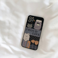 [液态侧边-趴趴熊] iPhone13 Mini 适用于苹果12proMAX iPhone12Pro手机壳13proMA