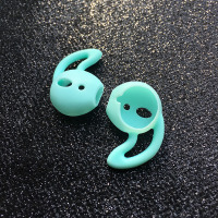 [薄荷绿]舒适不胀痛/弹力加持/耐用可水洗/开满耳机声孔 还原原版音腔 适用于AirPods超薄苹果蓝牙耳机套硅胶套苹果