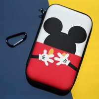 米老鼠 移动电源包便携旅行数据线卡通可爱收纳包充电器数据线硬盘包