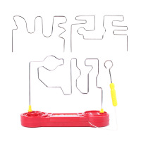 小号迷宫单人简易版 三种难度 儿童电磁迷宫电碰穿越火线专注力训练3D益智亲子互动游戏桌面玩具