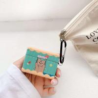 禁止喝奶茶熊[AirPods 1/2保护套] 禁止喝奶茶熊AirPods Pro保护套airpods保护壳3代硅胶苹果i